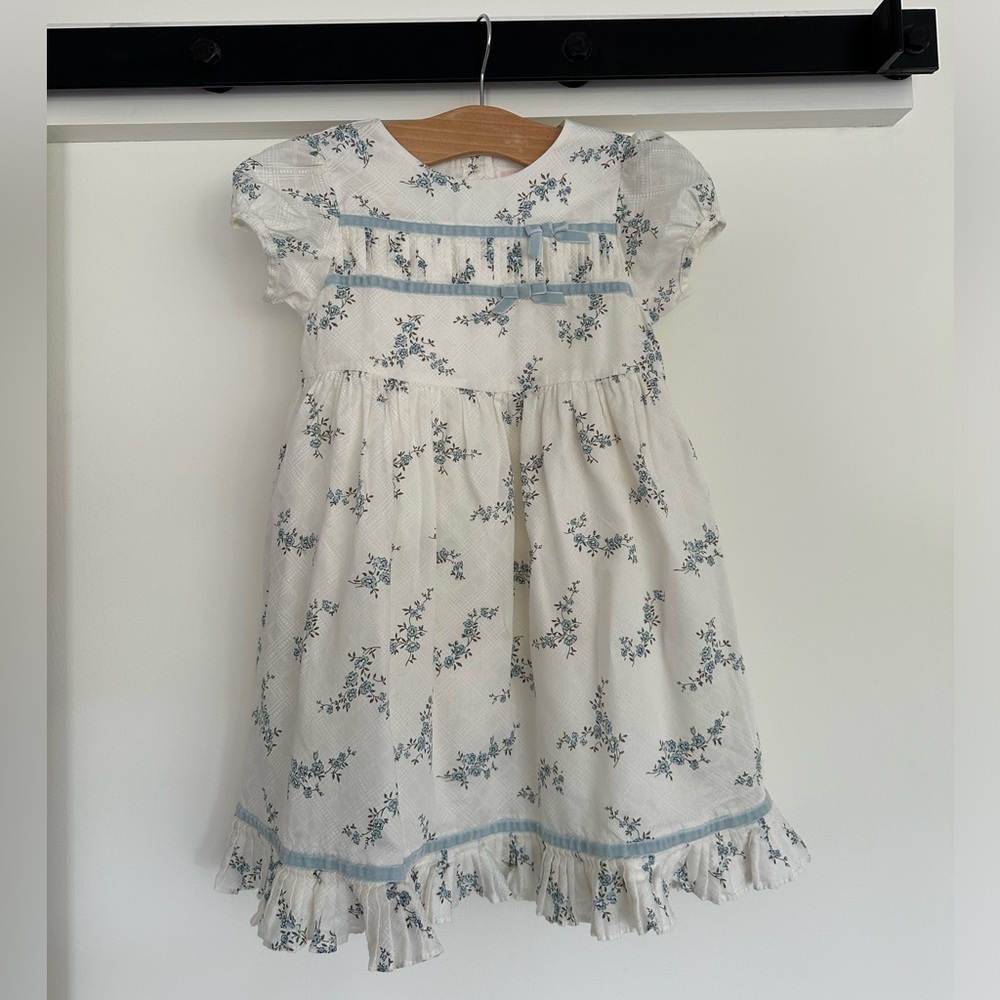 Janie and Jack Dress with Velvet Details Size 5T